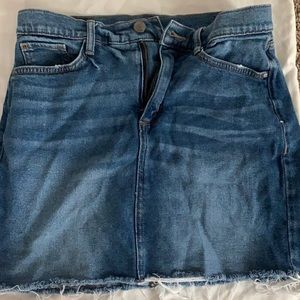 blue jean skirt